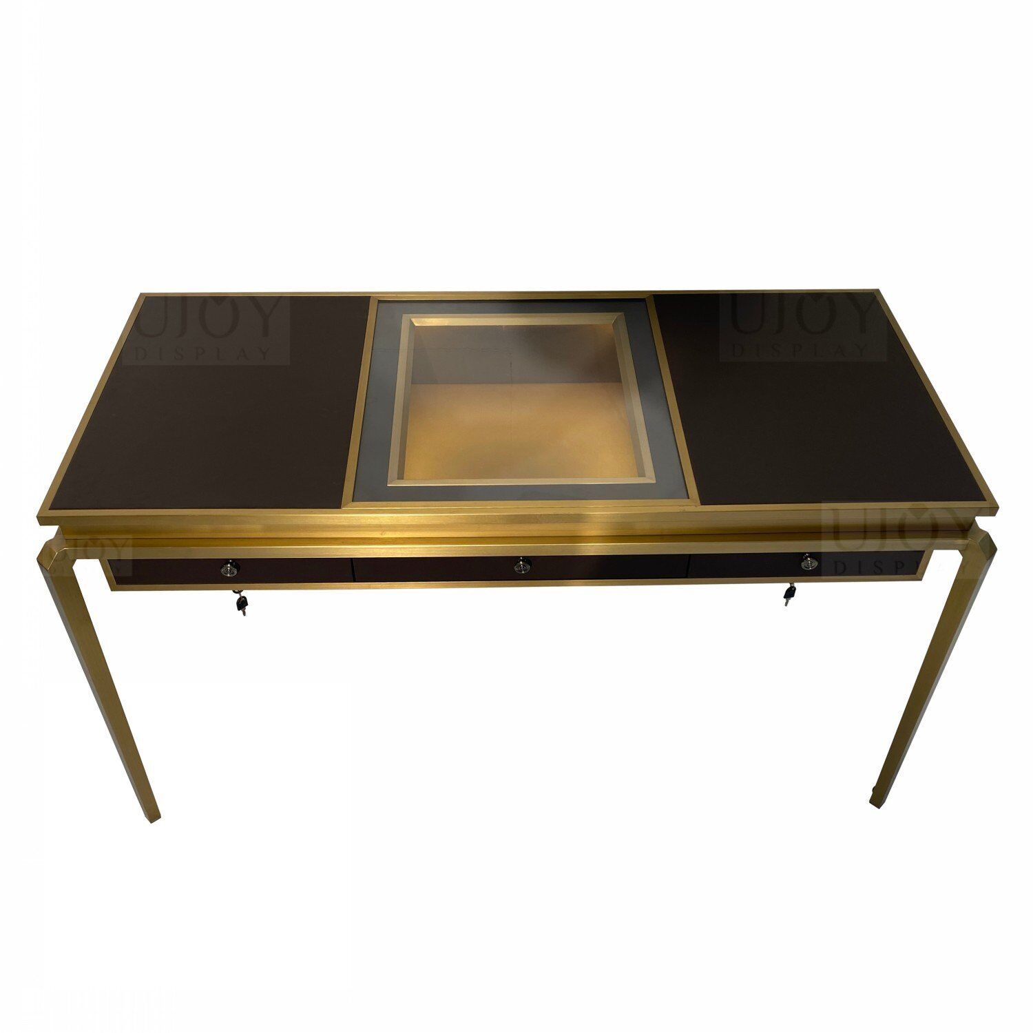 Luxury Jewelry Table With Glass Window VIP Desk UD016 (1) Luxury Jewelry Table With Glass Window VIP Desk UD016 (1)